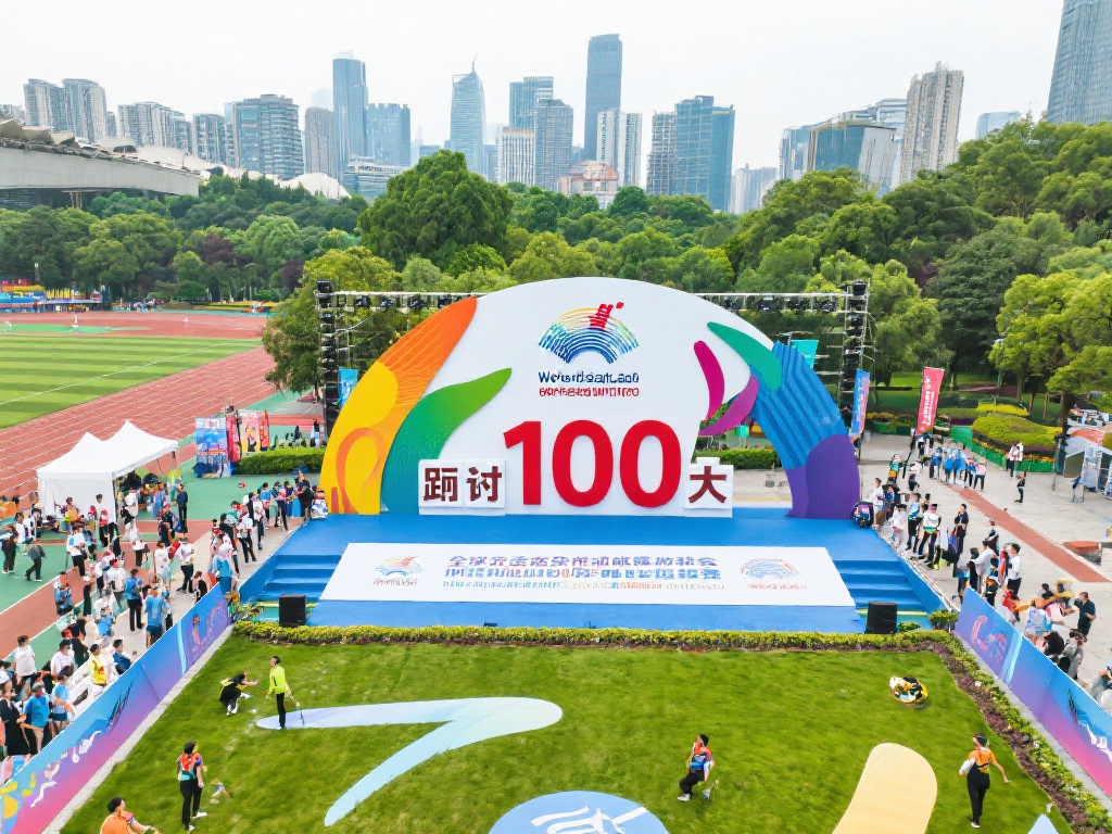 成都世运会倒计时百天，热力预热活动启幕